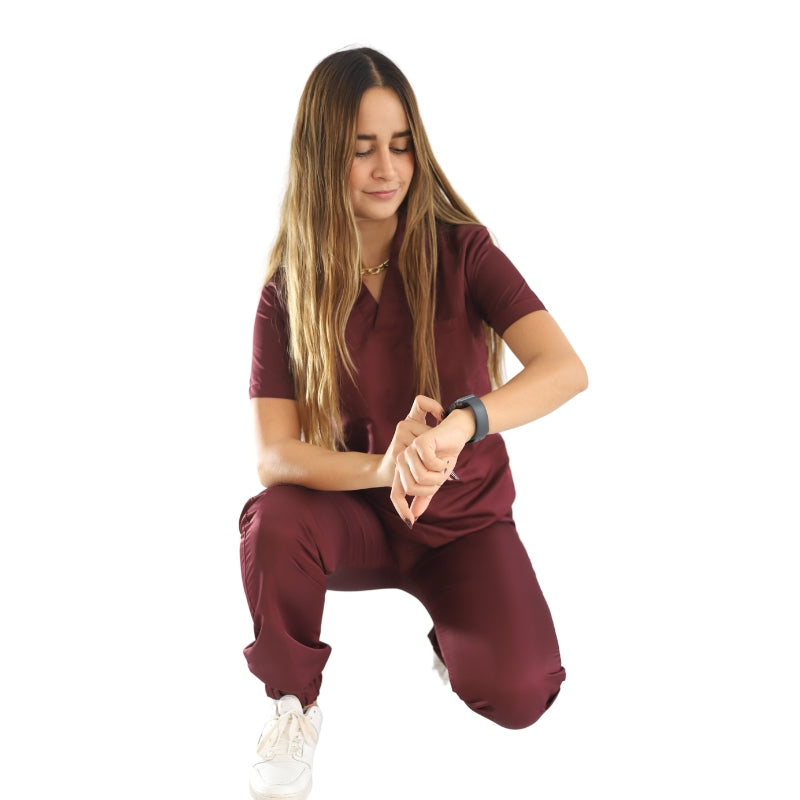 Classic Jogger Red Wine Woman