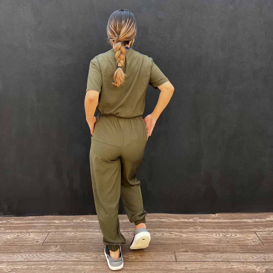 Classic Jogger Green Army Woman