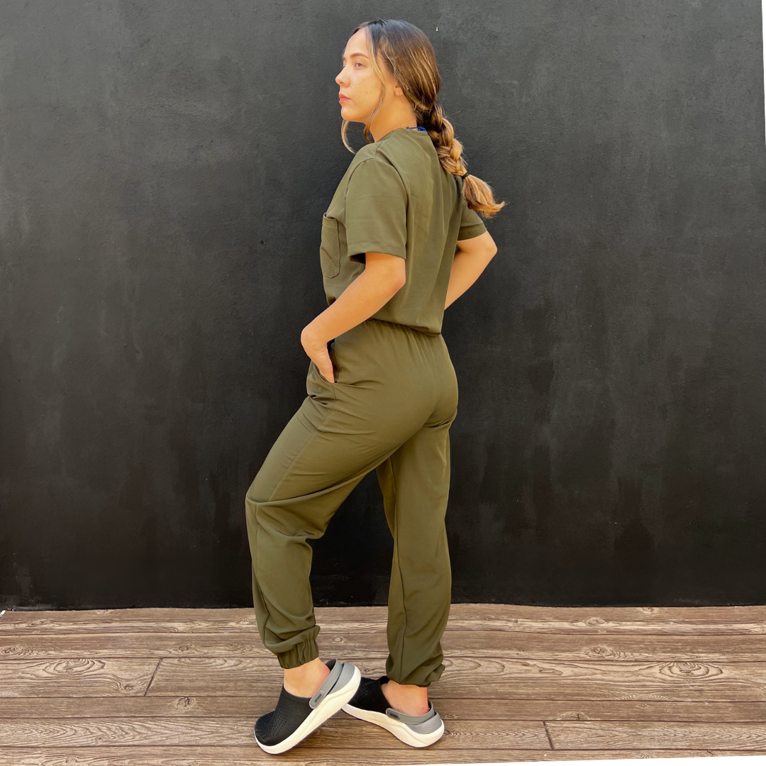 Classic Jogger Green Army Woman