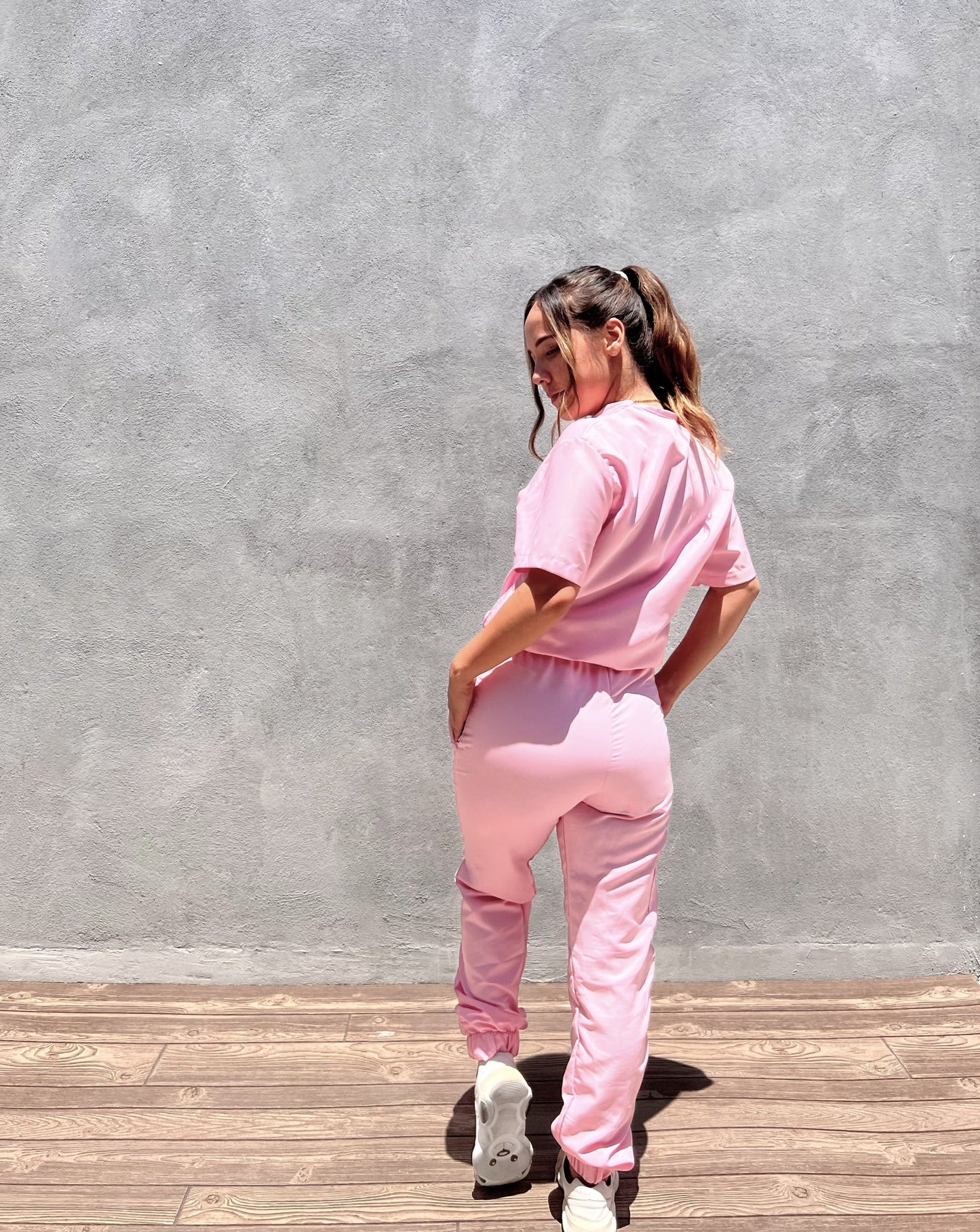 Classic Jogger Pink Cloud Woman